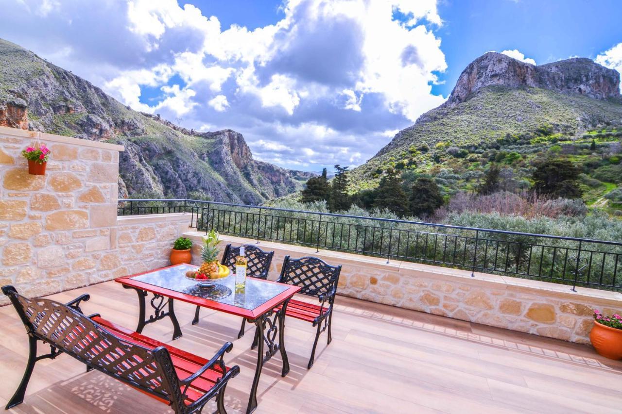Villa Anastasia Luxe With Top Wifi, Bbq & Amazing Views Kíssamos Esterno foto